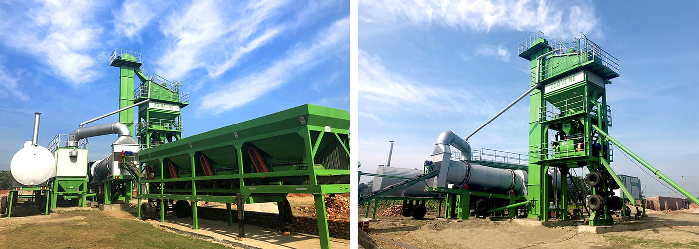 Mobile Asphalt Mixing Plant in Bangladesh