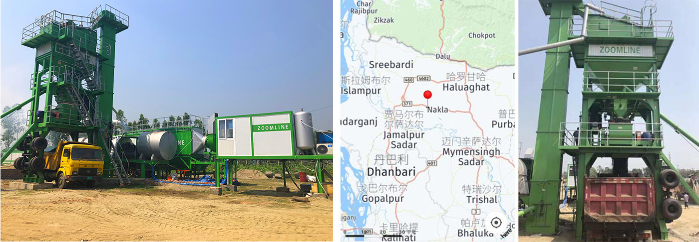 Mobile Asphalt Mixing Plant in Bangladesh