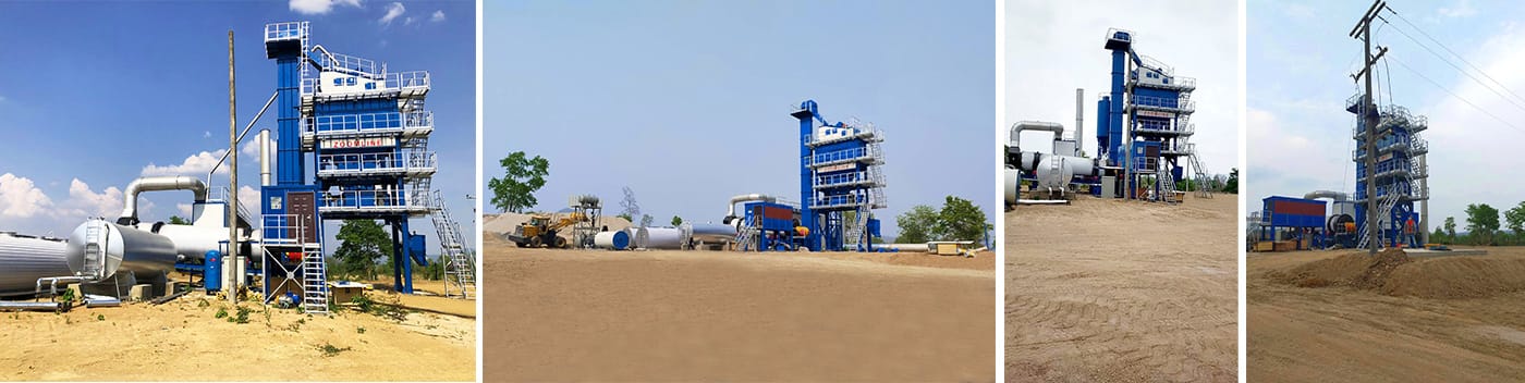 120tph-stationary-asphalt-plant-in-laos