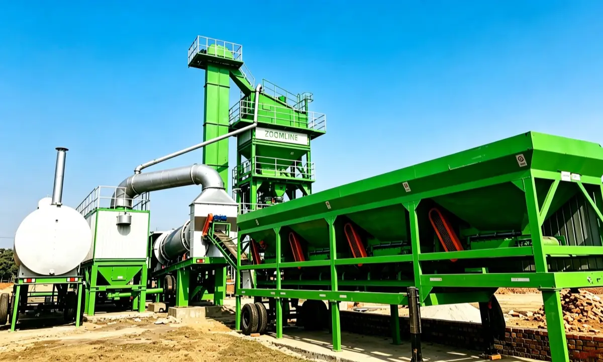 ZAP-M80 Mobile Asphalt Mixing Plant