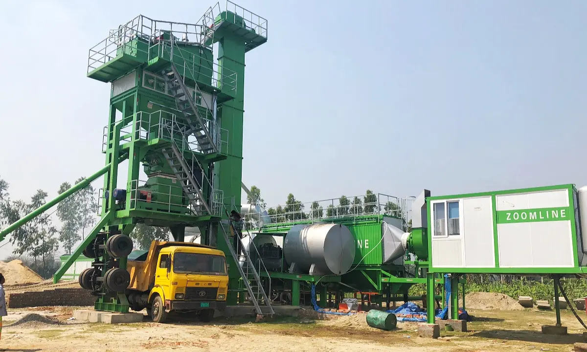 ZAP-M80 Mobile Asphalt Mixing Plant