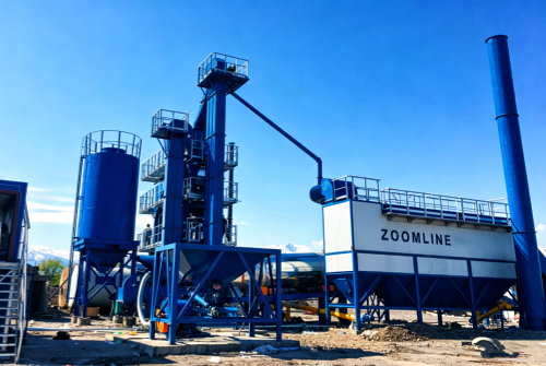 100 ton Stationary Asphalt Batching Plant