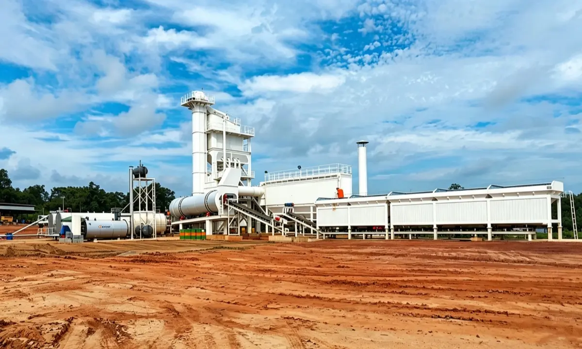 ZAP-S160 Stationary Asphalt Mixing Plant