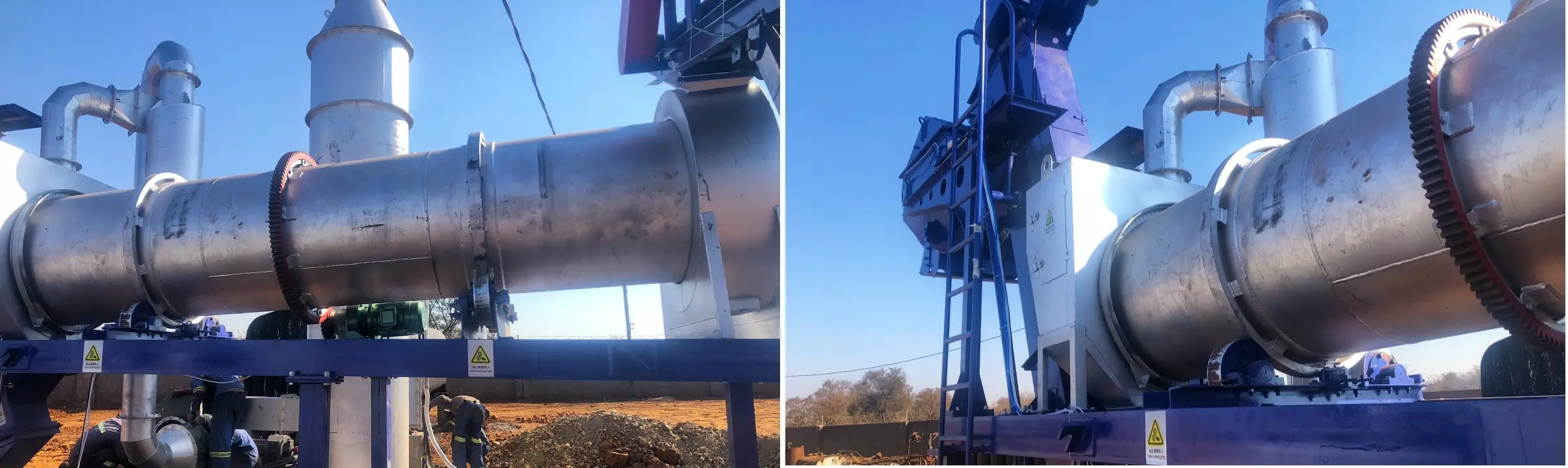 Drying drum of asphalt plant machine