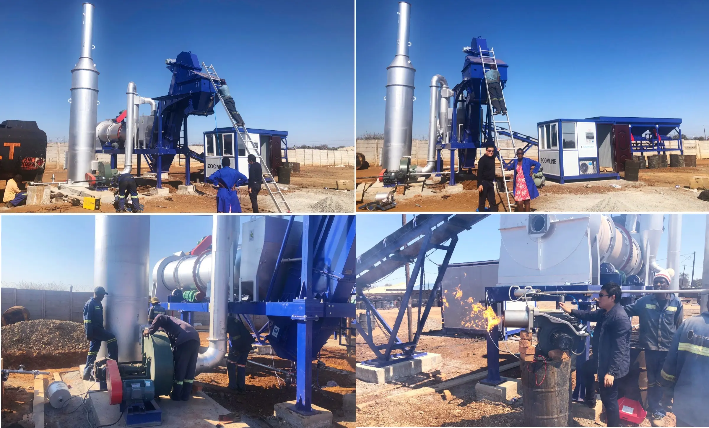 Professional Asphalt Mixing Machine Commissioning