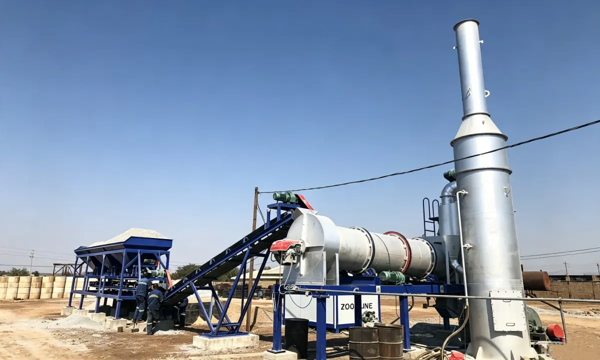 ZAP-C20 Drum Mix Asphalt Plant