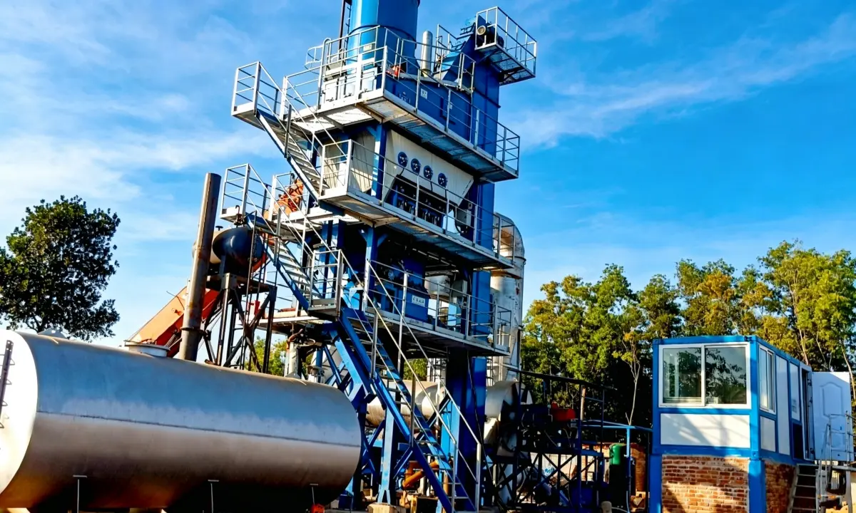 80ton Stationary Asphalt Plant