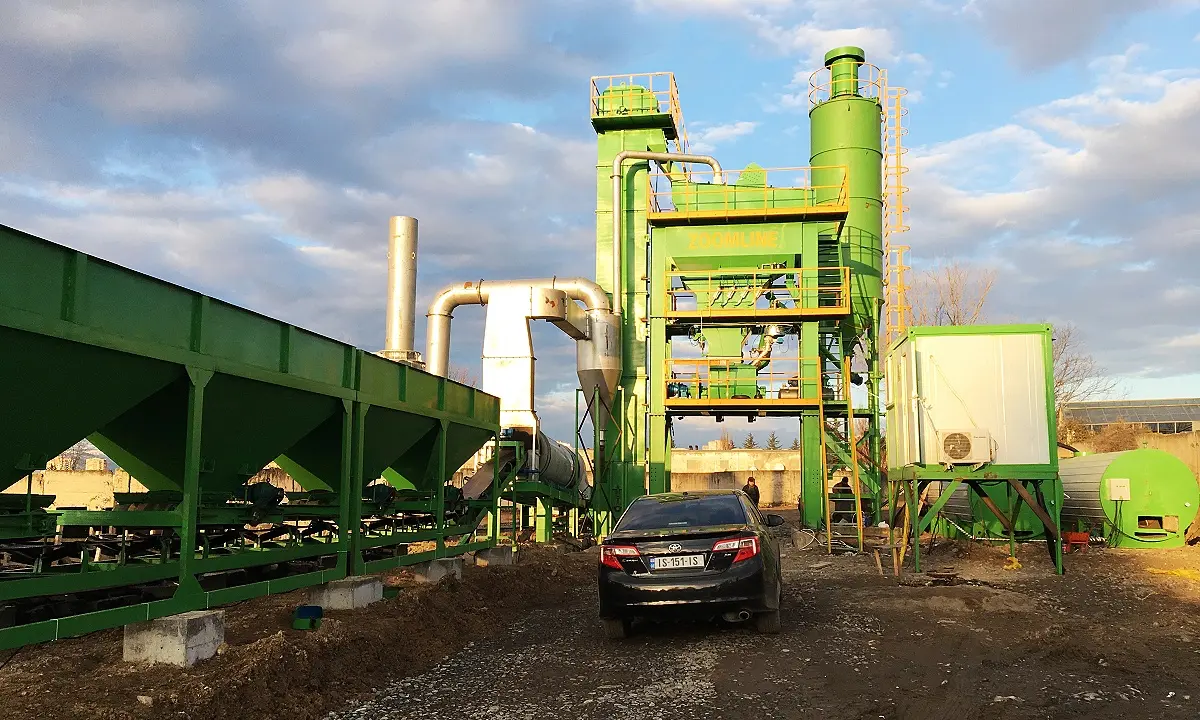 60TPH Stationary Asphalt Batch Plant