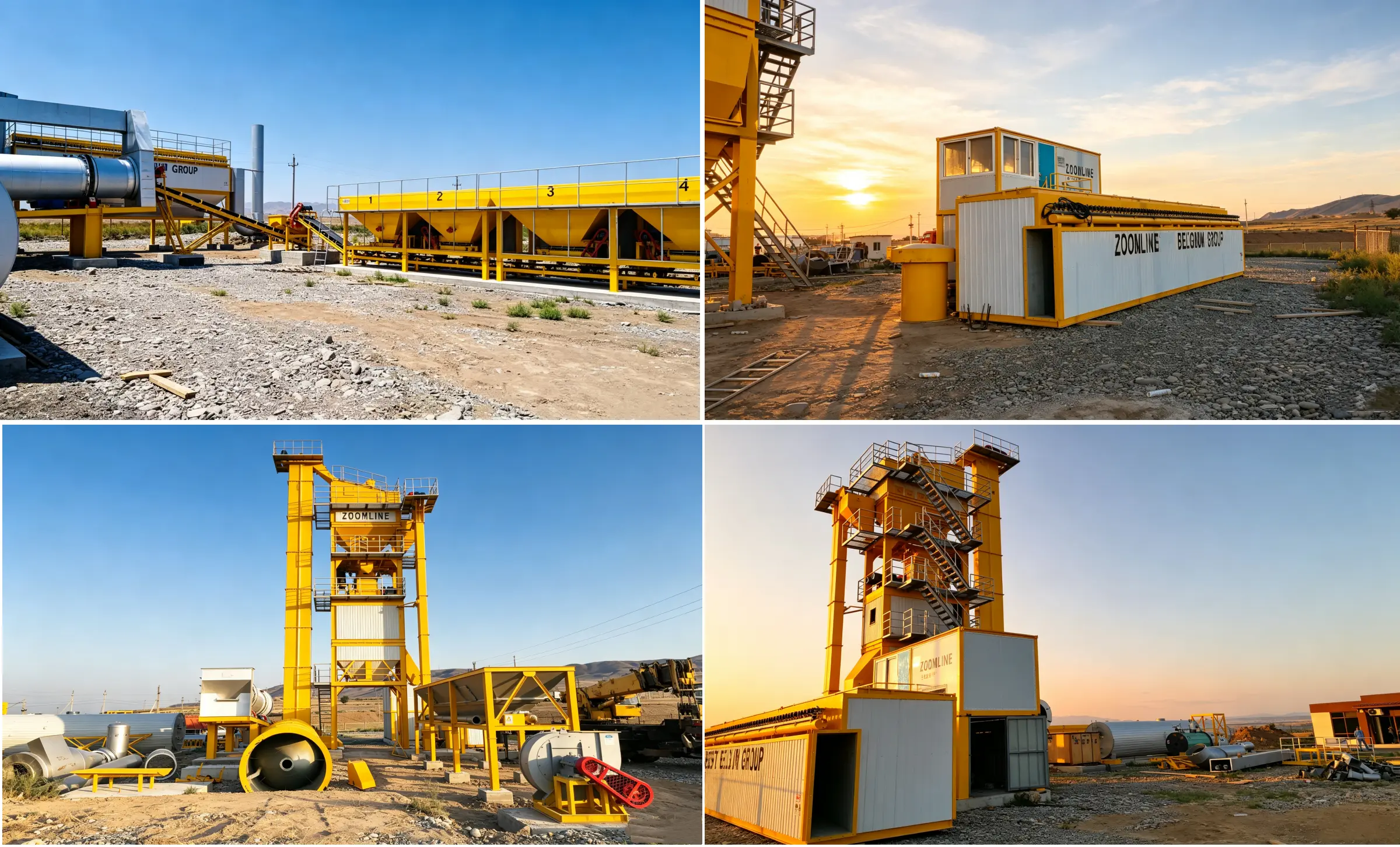 Configuration of Stationary Asphalt Mixing Plant