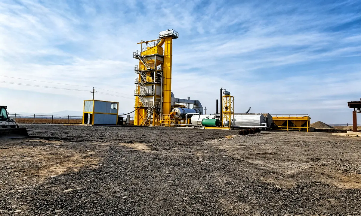 Stationary Asphalt Plant On-site Operation