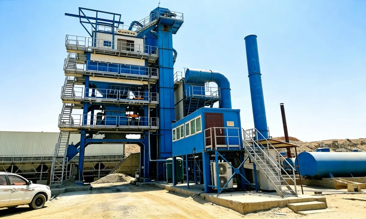200tph stationary asphalt mixing plant (1)
