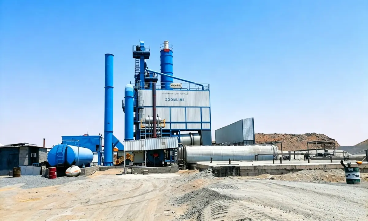 Saudi Arabia road construction asphalt plant (1)