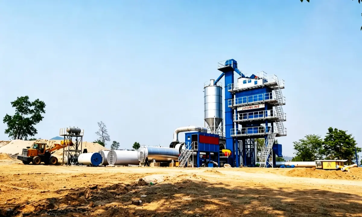 120TPH Stationary Asphalt Plant