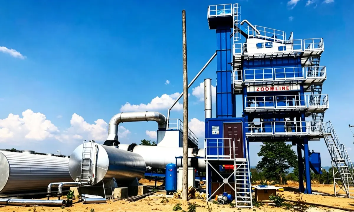 ZAP-S120 Stationary Asphalt Plant