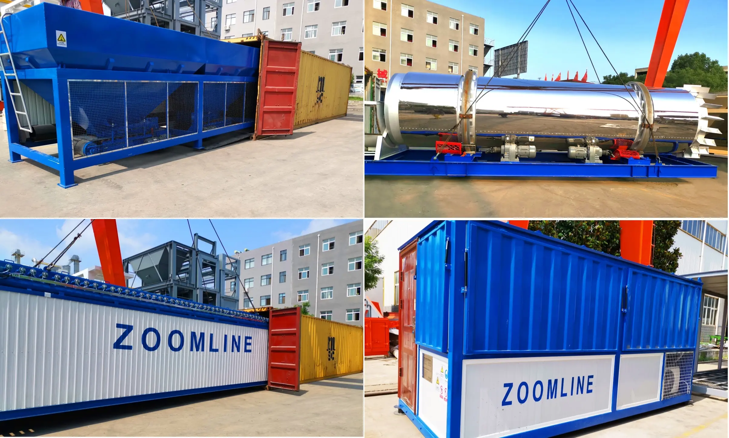 Configuration of asphalt plant equipment