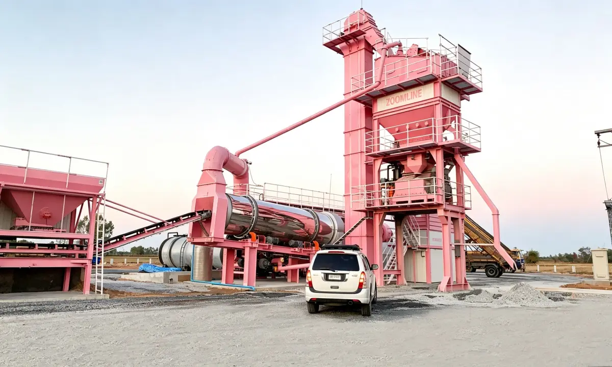 120th Mobile Asphalt Mixing Plant in Thailand