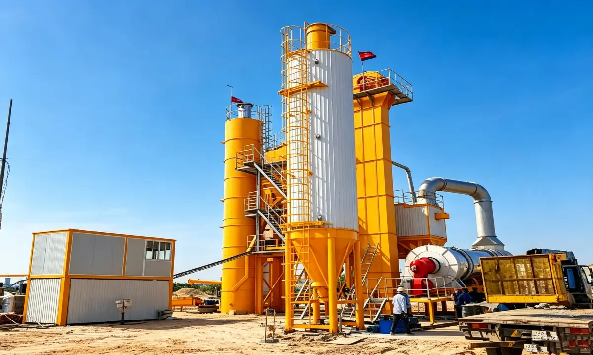 fully automatic industrial burner for road construction