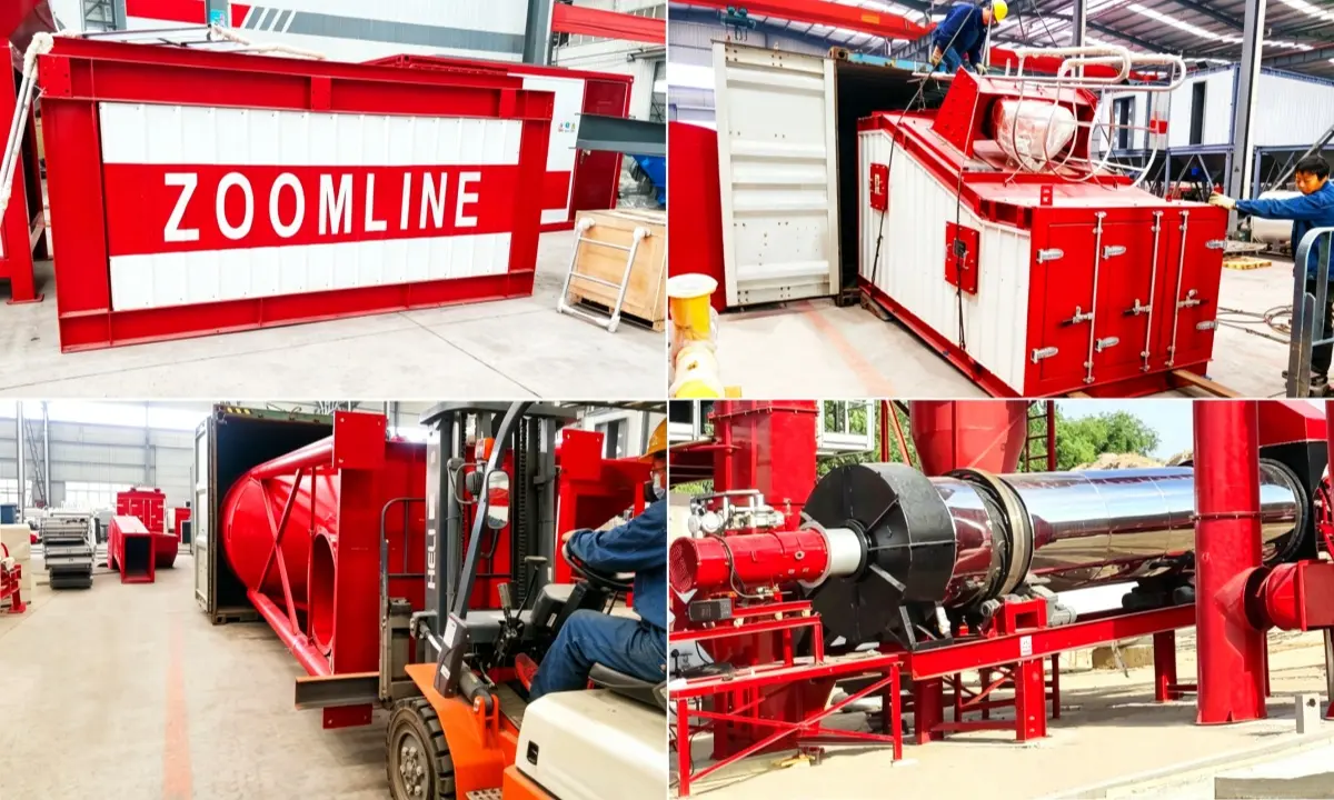 Configuration of Stationary Asphalt Mixing Plant