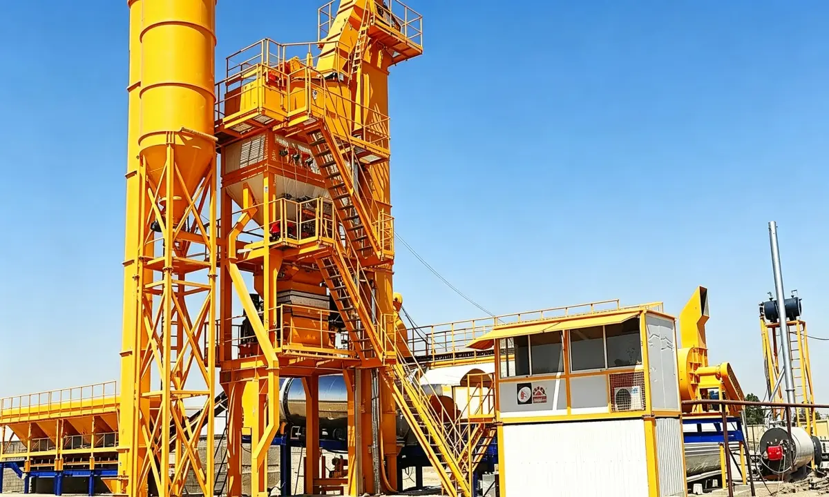 120ton Mobile Asphalt Mixing Plant