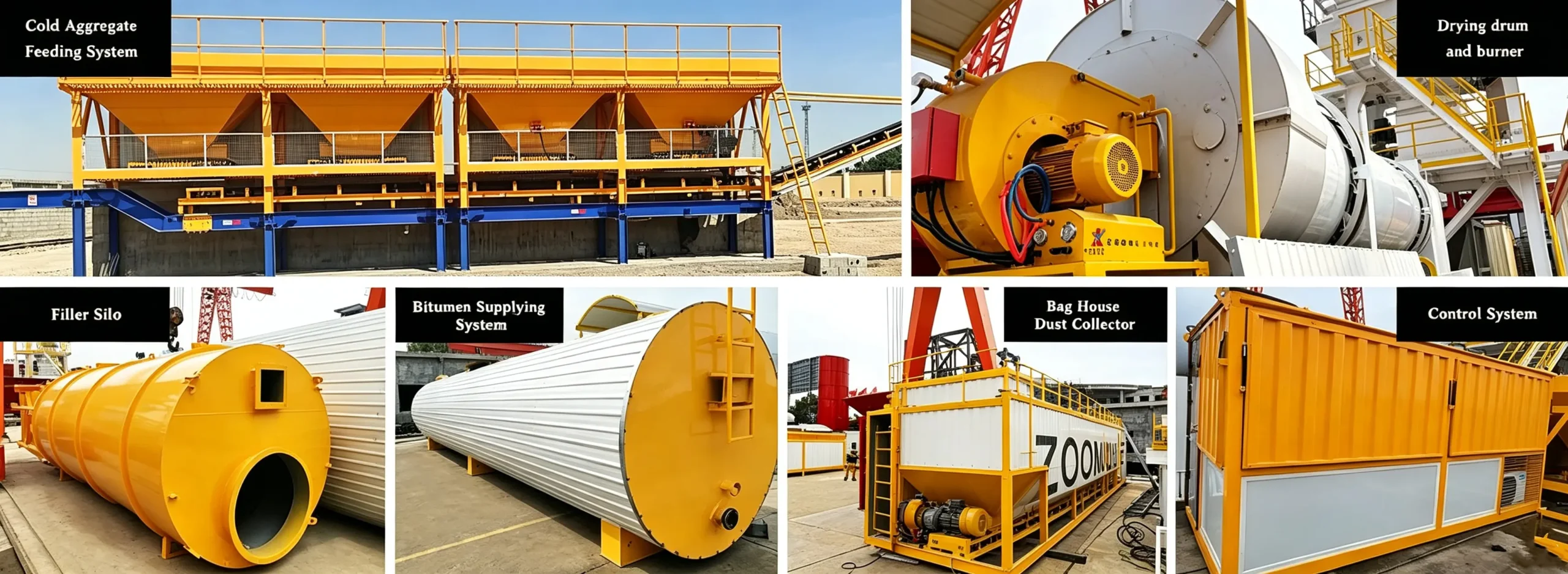Configuration of Mobile Asphalt Asphalt Plant