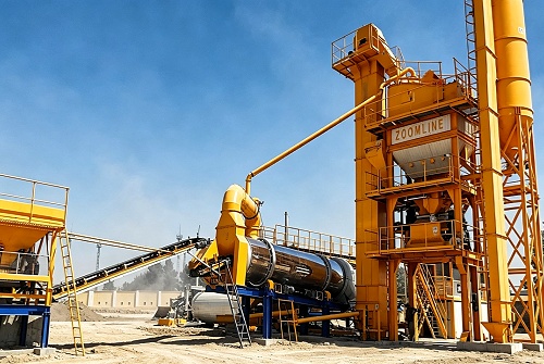 Mobile asphalt plant
