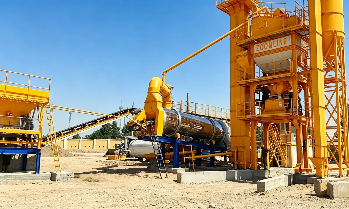 ZAP-M120 Mobile Asphalt Mixing Plant