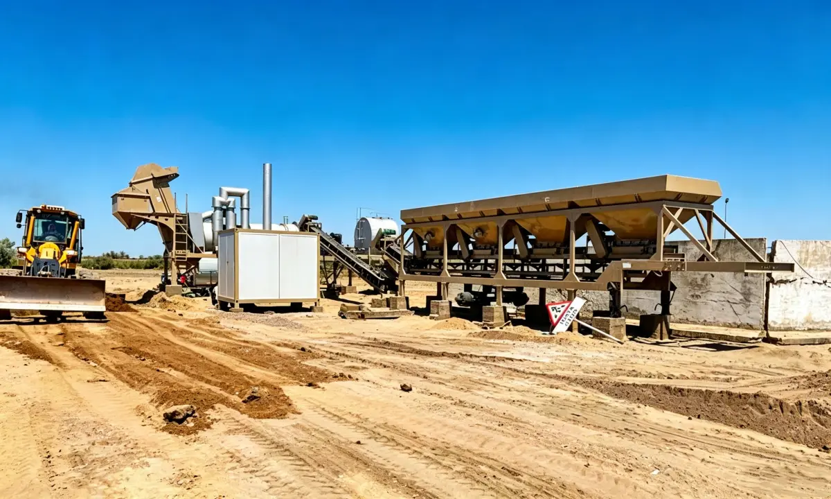 mobile asphalt plant