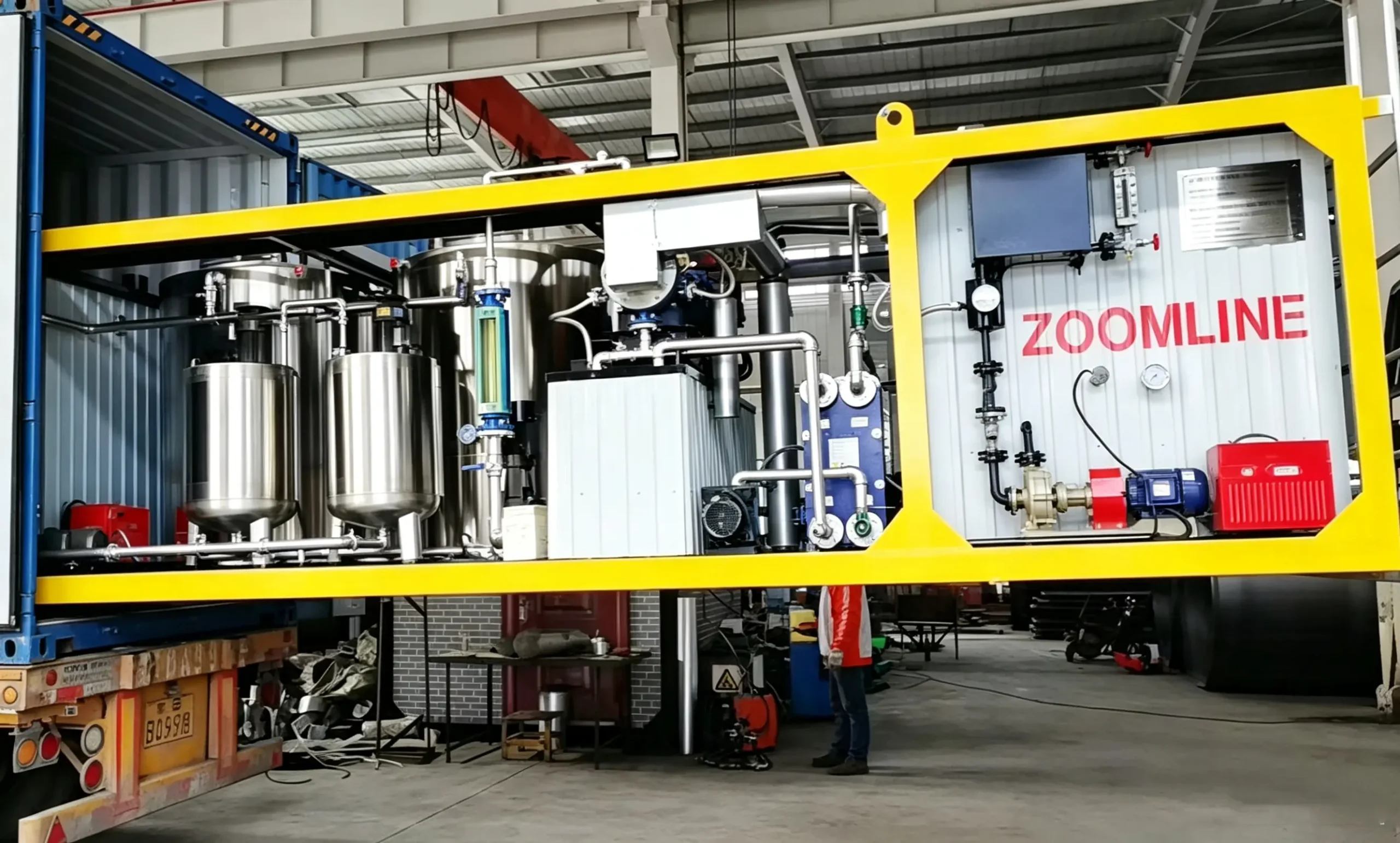 Bitumen emulsion production plant