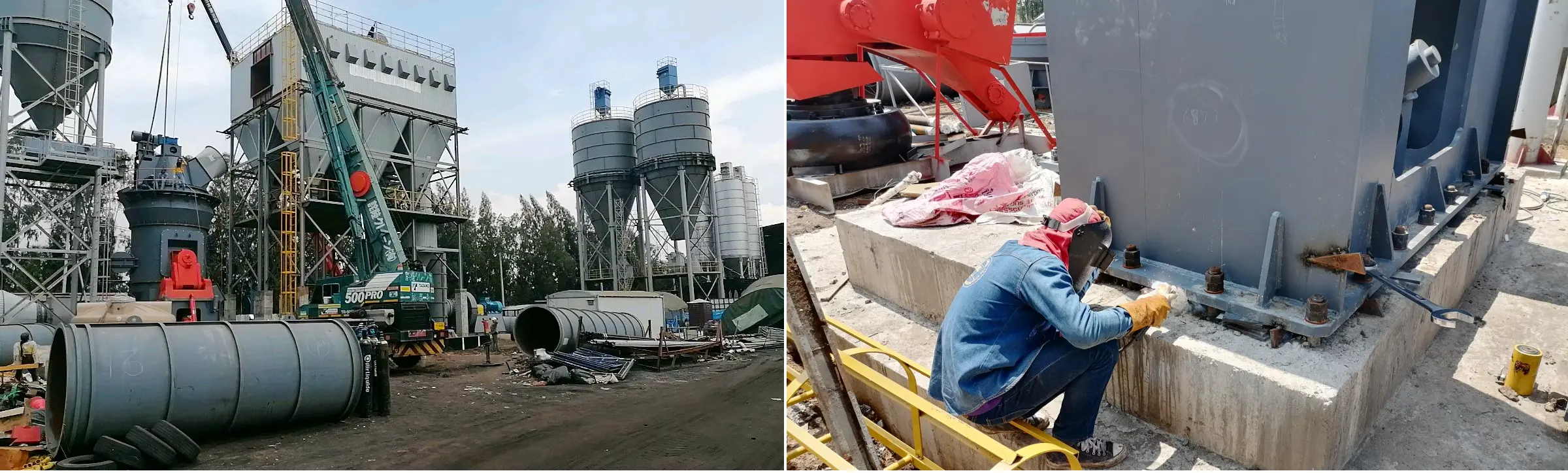 Operación compleja y mantenimiento laborioso para la línea de producción de carbón pulverizado