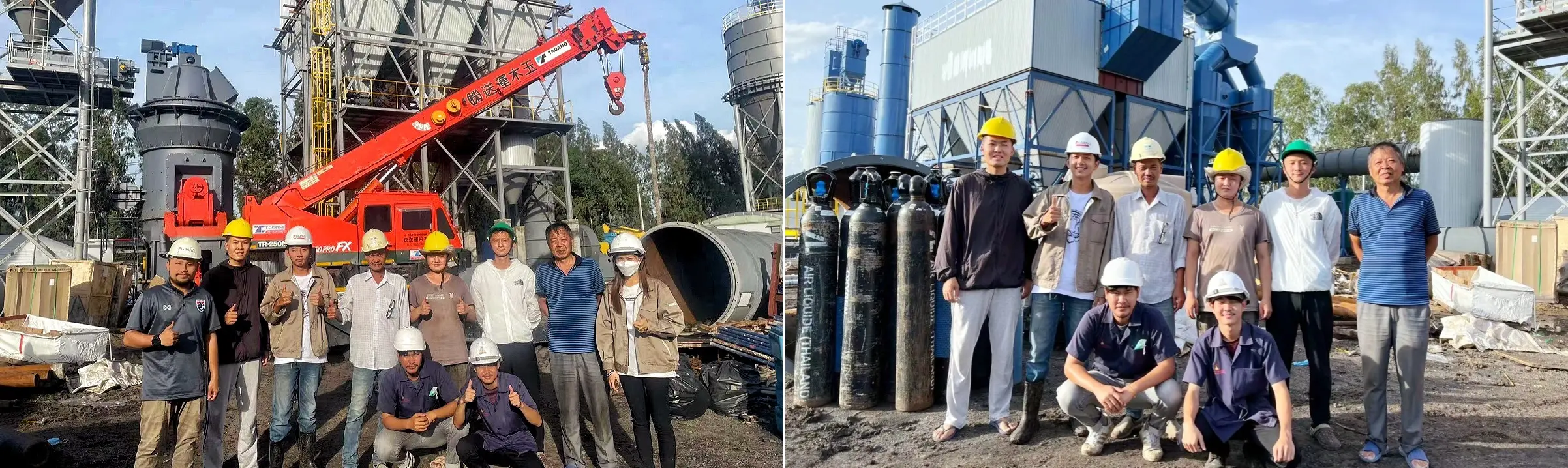 Servicio integral de instalación de proyectos para la línea de producción de carbón pulverizado y secado de carbón crudo M40.
