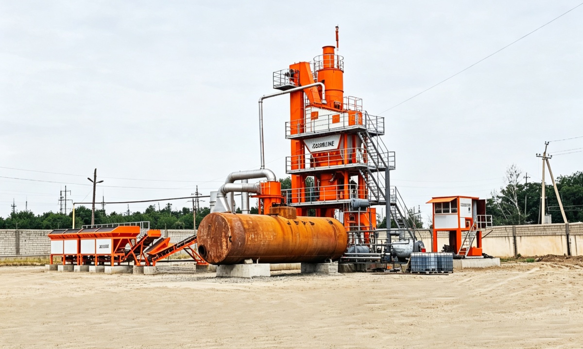 60ton Stationary Asphalt Mixing Plant