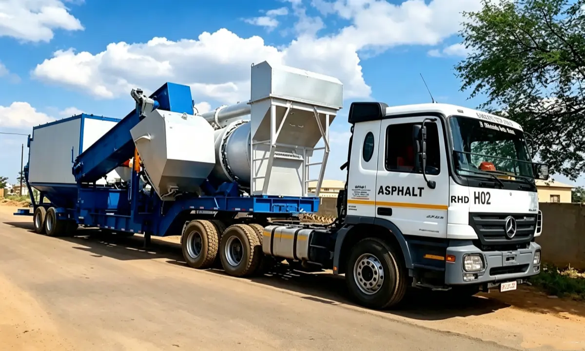 Advantages of mobile asphalt mixing plant