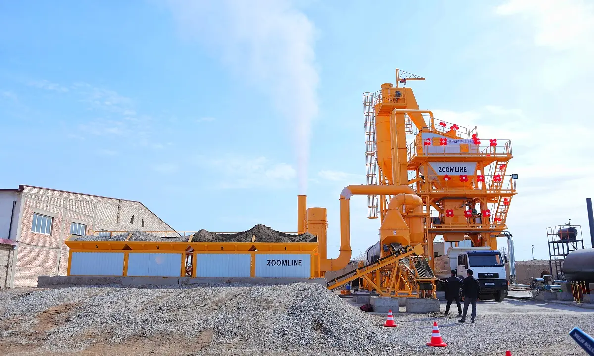Asphalt plant machine