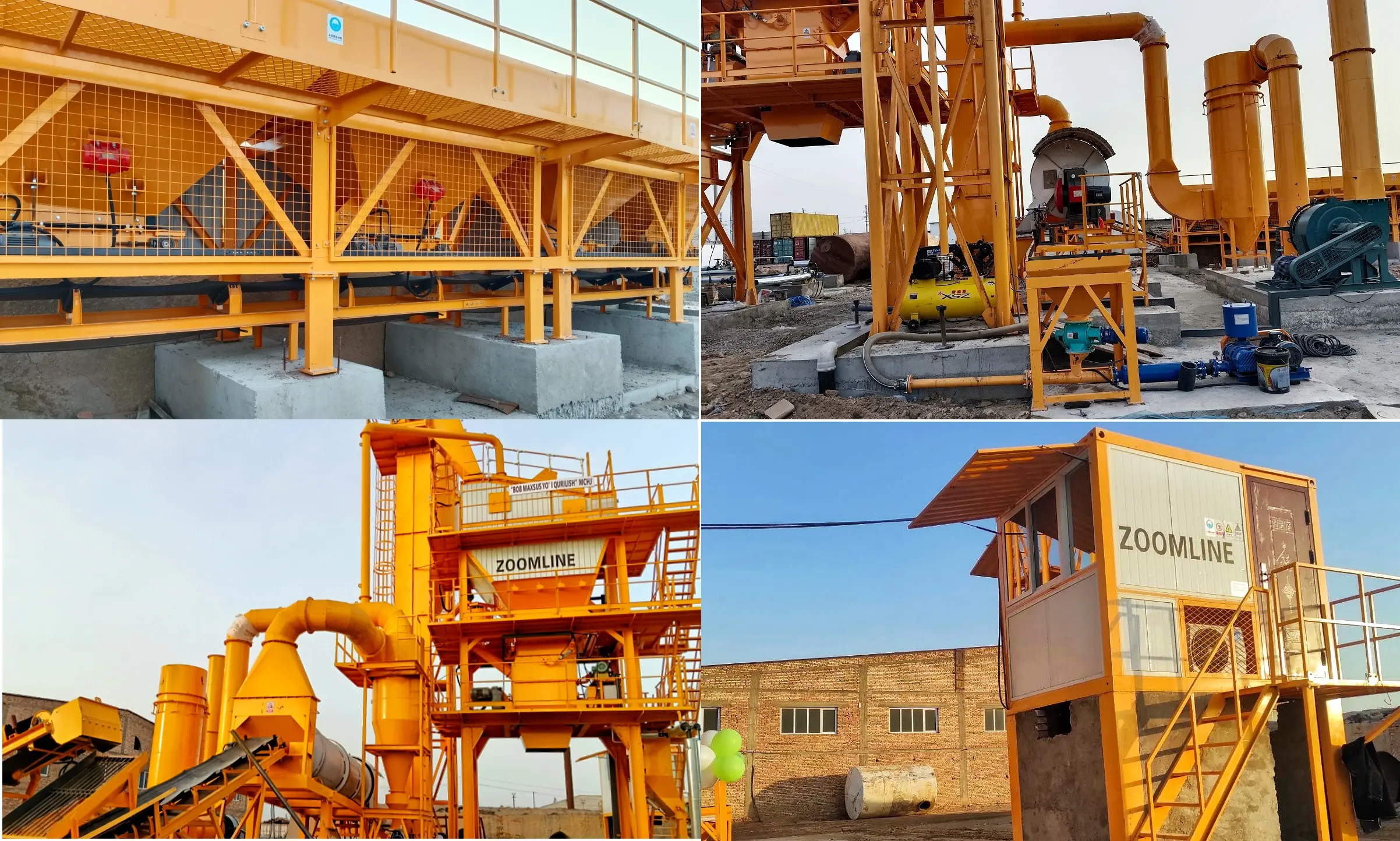 High Standard Hardware Configuration of 60tph Asphalt Plant