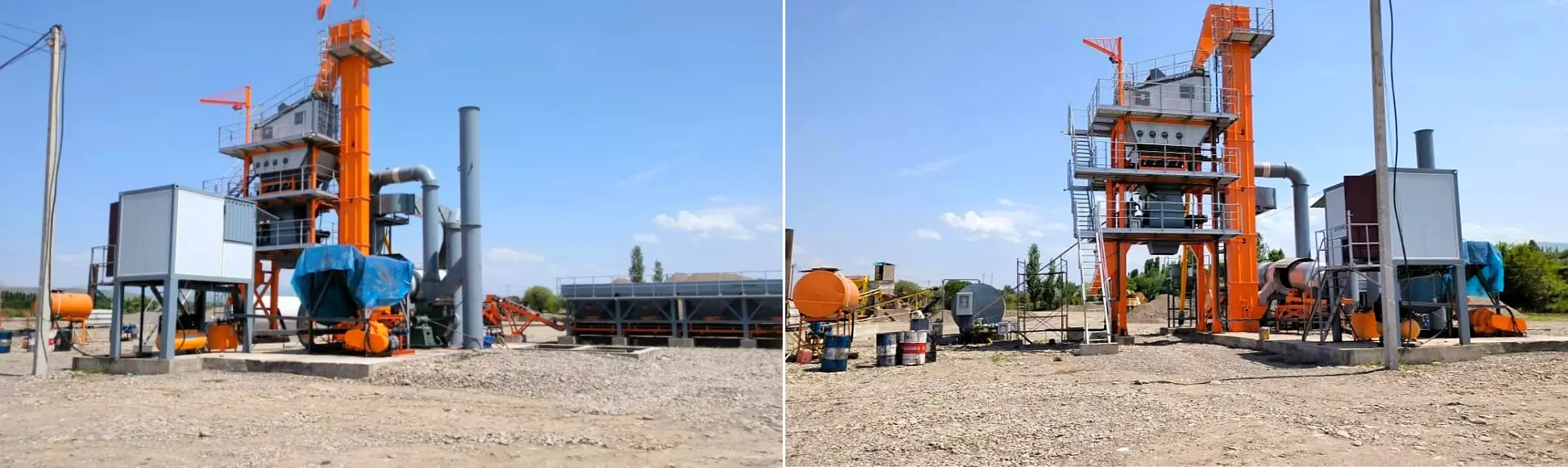 ZAP-S60 stationary asphalt mixing plant