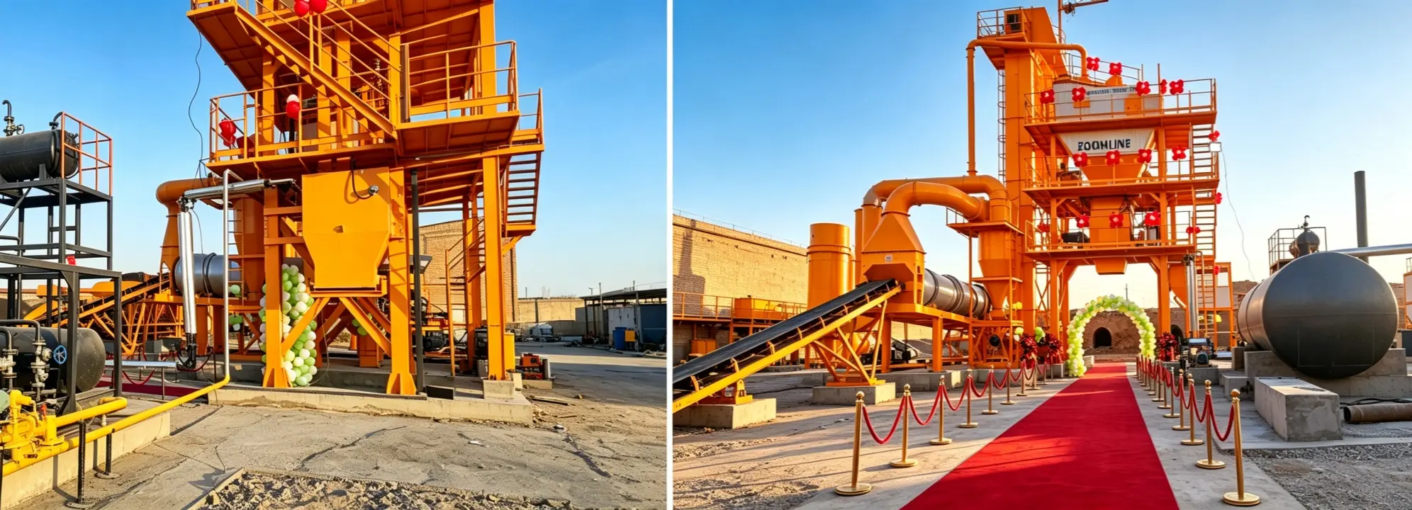 60TPH Stationary Asphalt Plant