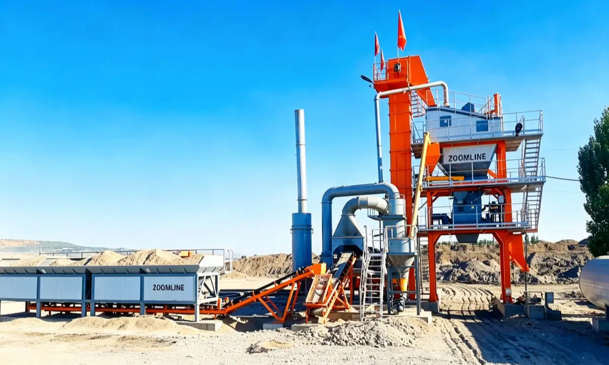 60tph Stationary Asphalt Mixing Plant in Kyrgyzstan
