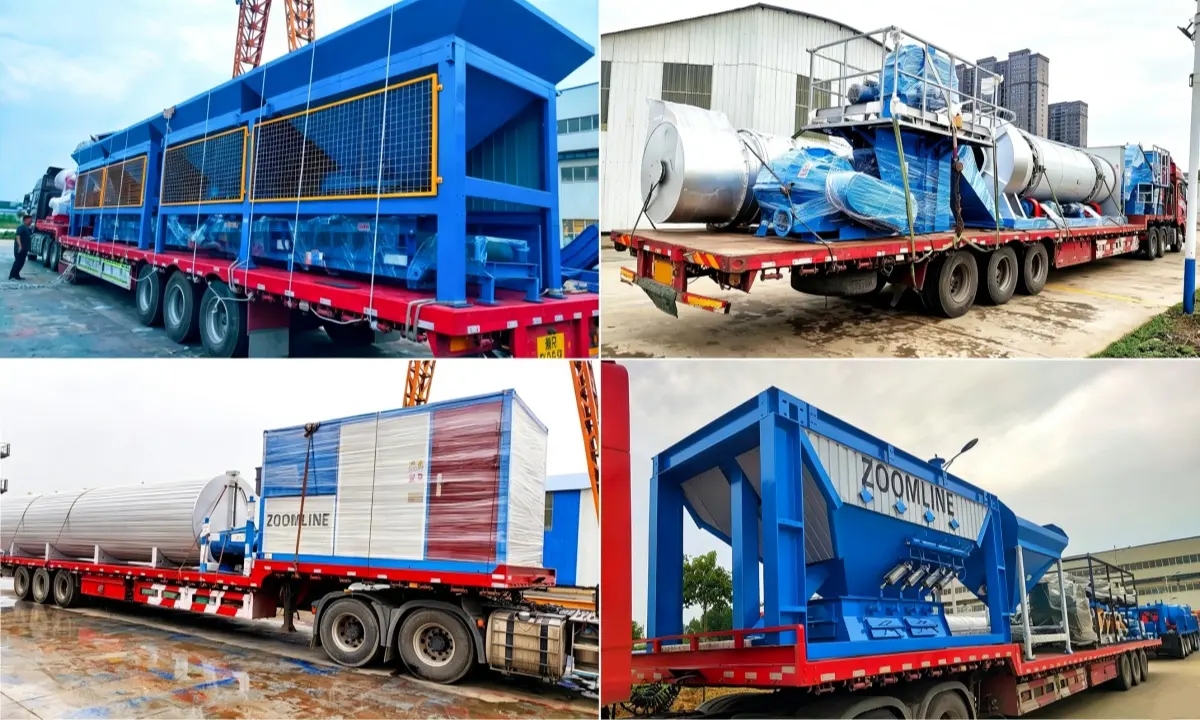 Fast Delivery of Stationary Asphalt Batch Mix Plant