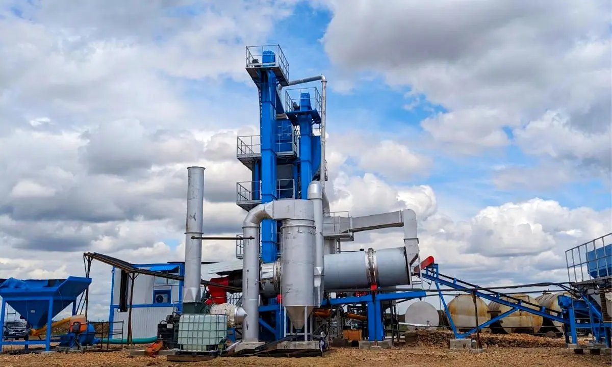 On-Site Operation Effect of ZAP-S100 Asphalt Mixing Plant