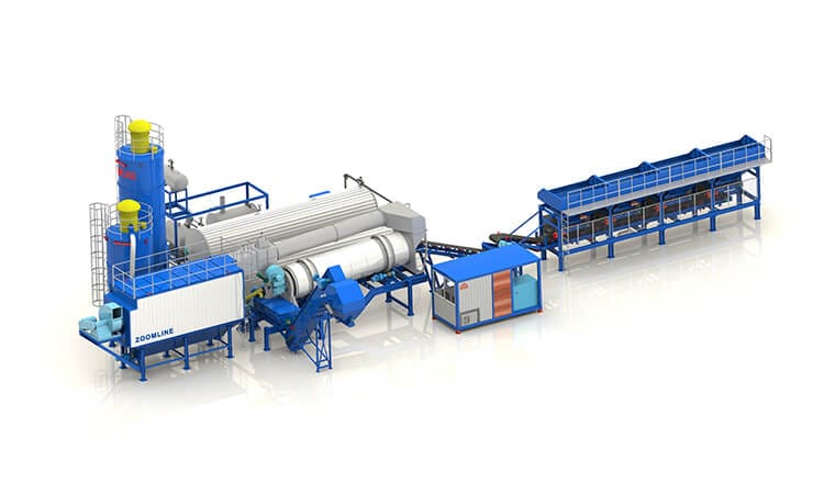 20-200TPH Continuous Asphalt Plant