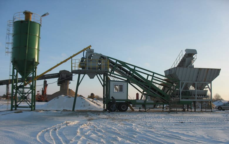 Mobile Concrete Batching Plant