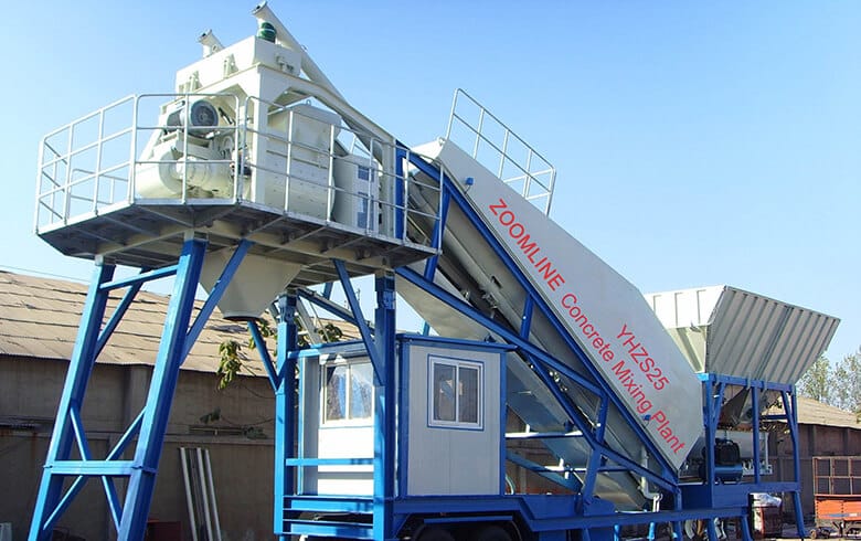 Mobile Concrete Batching Plant