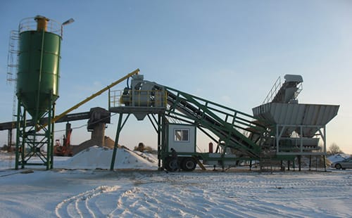 Mobile Concrete Batching Plant