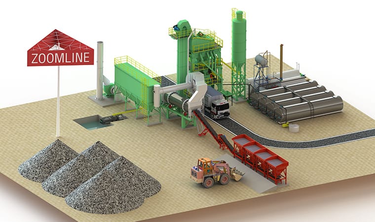 Stationary Asphalt Mixing Plant