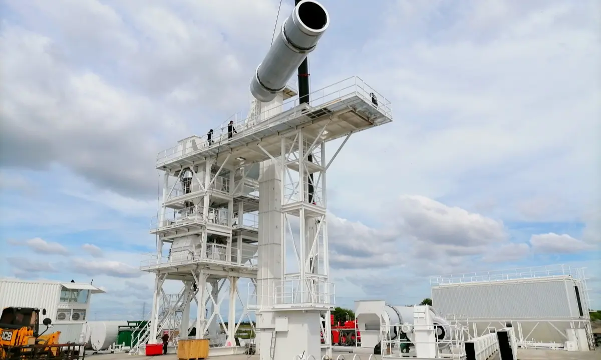 Modular Design of recycling asphalt plant