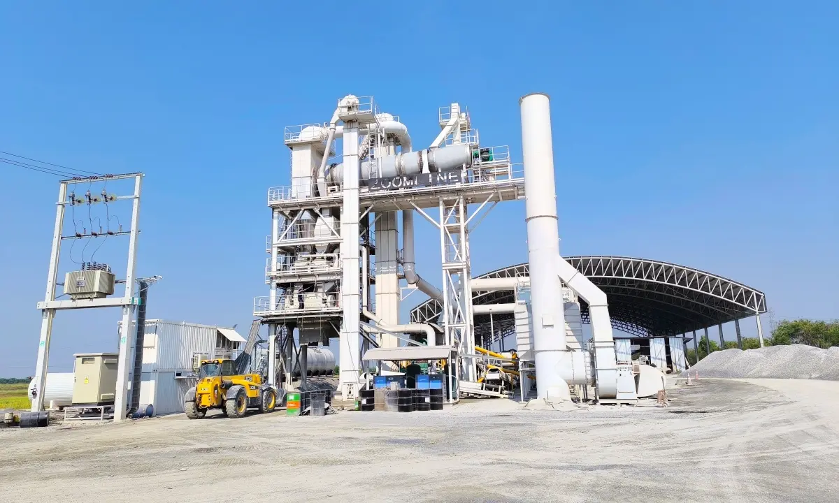 asphalt recycling machine On-Site Operation Performance