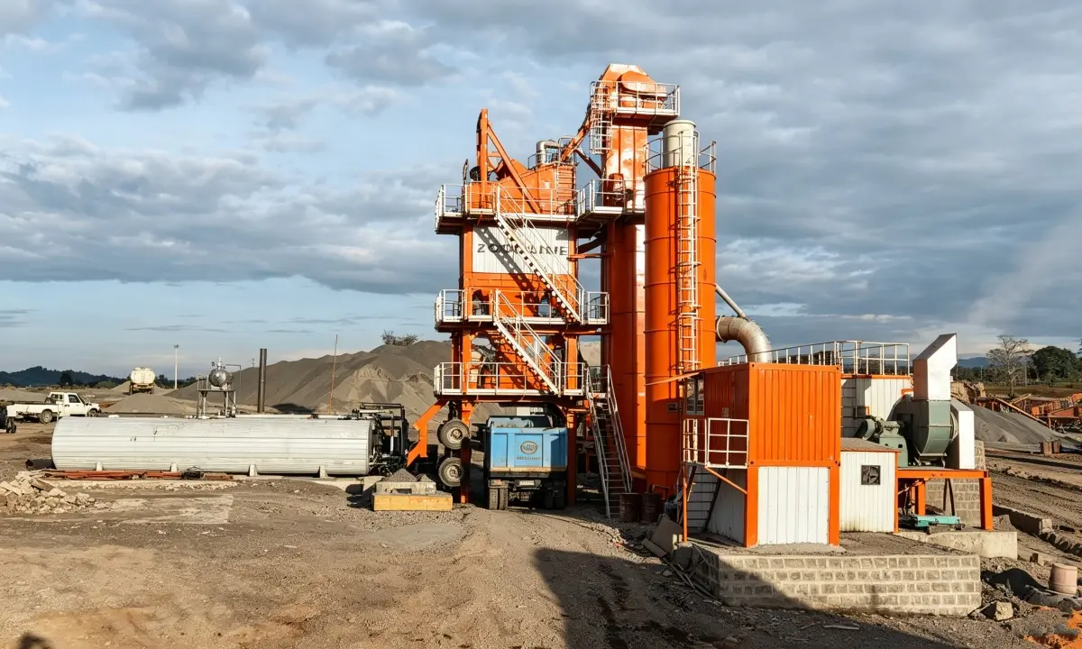 160TPH Mobile Asphalt Plant