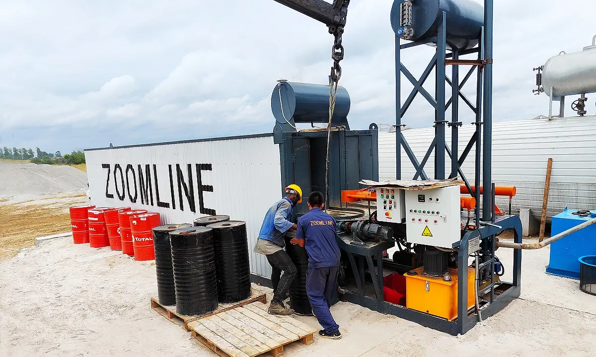 Bitumen melting equipment