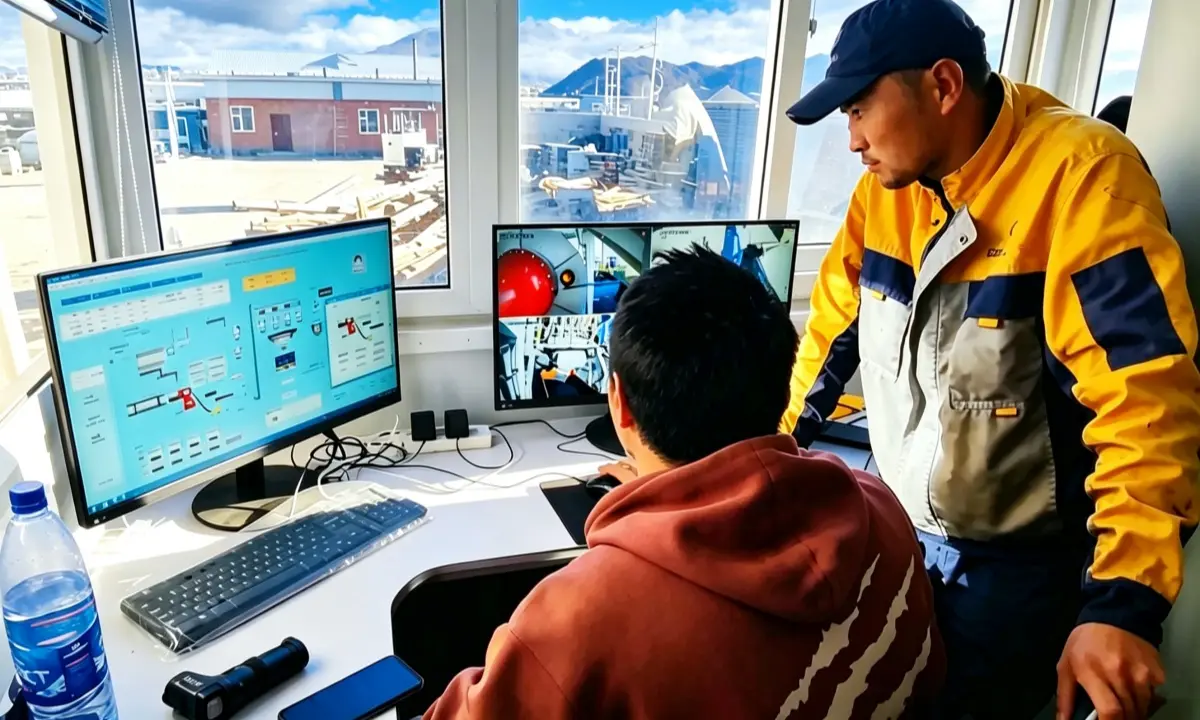 Technical Training for super mobile asphalt plant operation