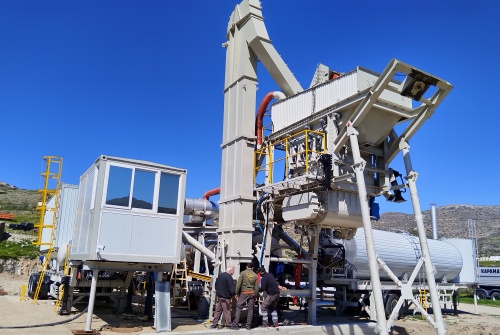 ZAP-M60E Simple Mobile Batch Mix Asphalt Plant